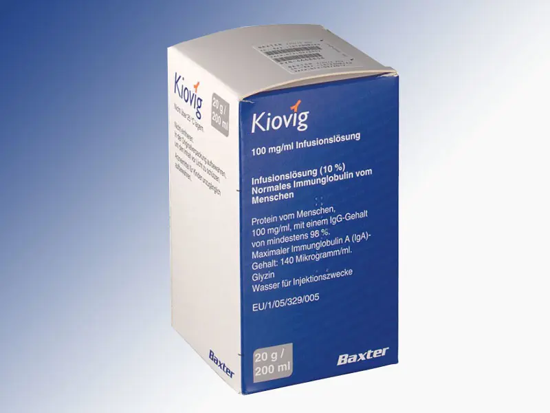 KIOVIG 20 GR/200 ML IV INFUZYON ICIN COZELTI ICEREN FLAKON kutu görseli