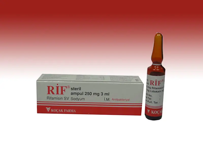 RIF250 MG IM ENJEKSIYONLUK COZELTI (1 AMPUL) kutu görseli