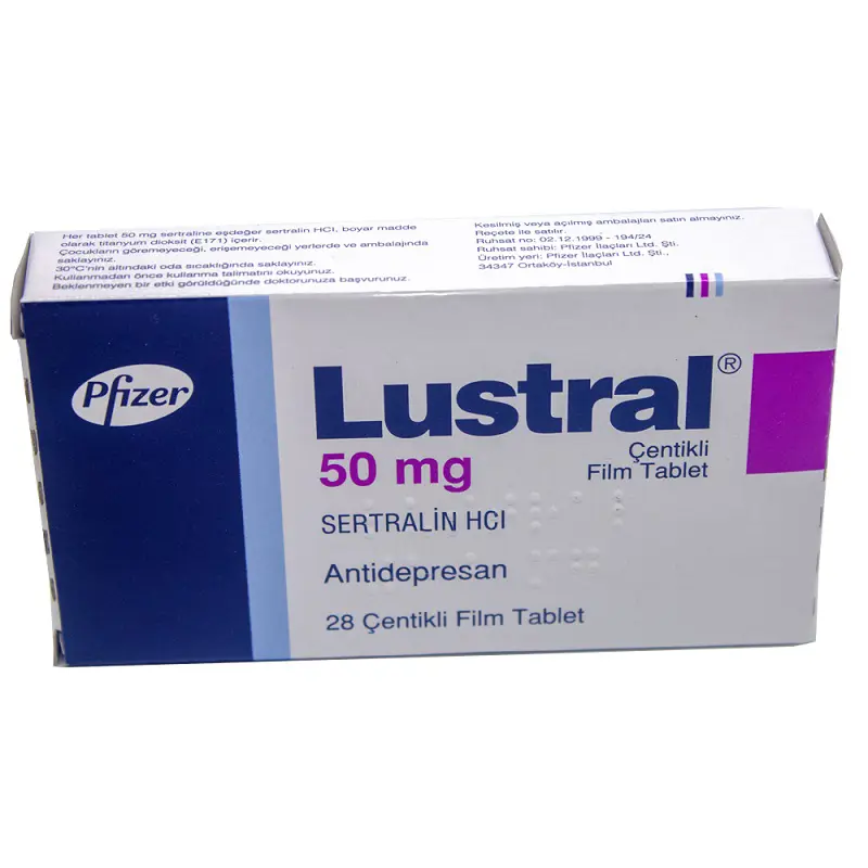 LUSTRAL 50 MG 28 TABLET kutu görseli