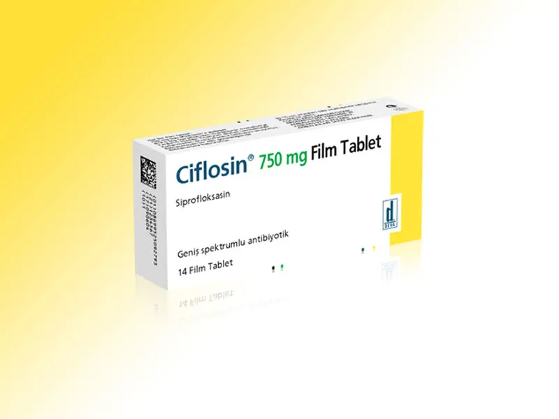 CIFLOSIN 750 MG 14 FILM TABLET kutu görseli