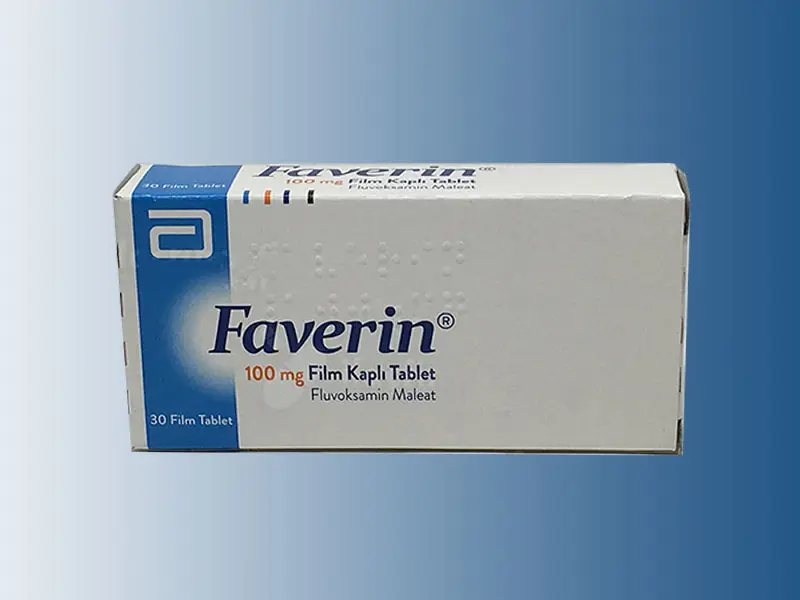 FAVERIN 100 MG 30 TABLET kutu görseli