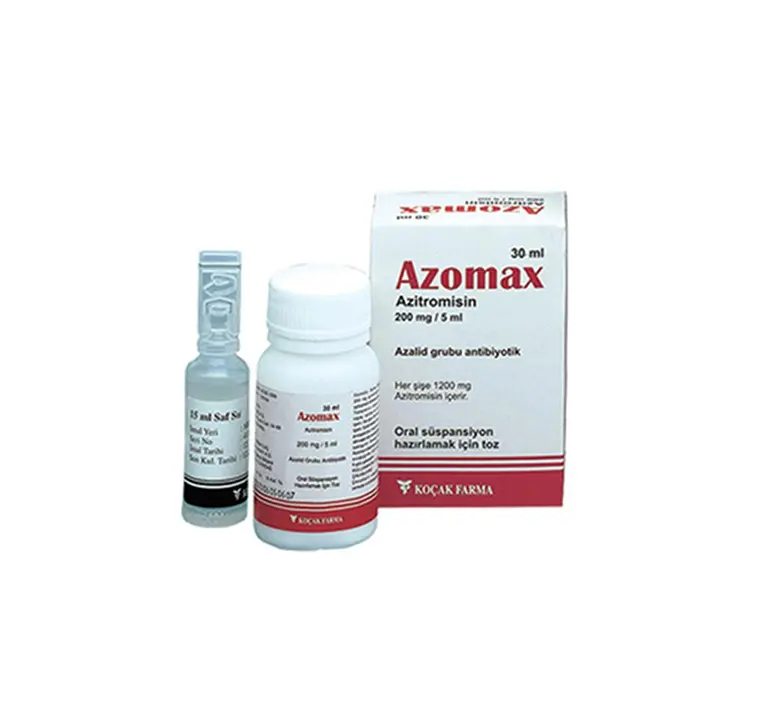 AZOMAX ORAL 5 ML 200 MG 30 ML TOZ görseli 2