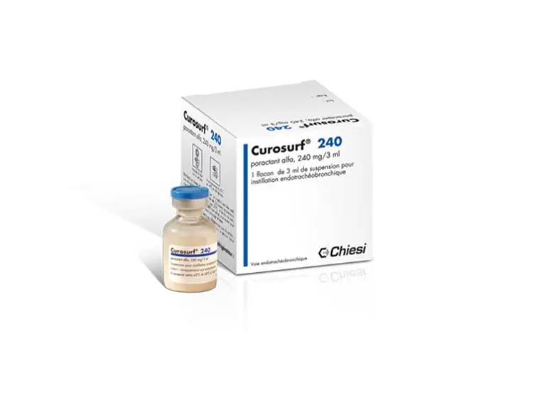 CUROSURF 240 MG/3 ML INTRATRAKEAL SUSPANSIYON 1 ADET TEK DOZLUK FLAKON kutu görseli