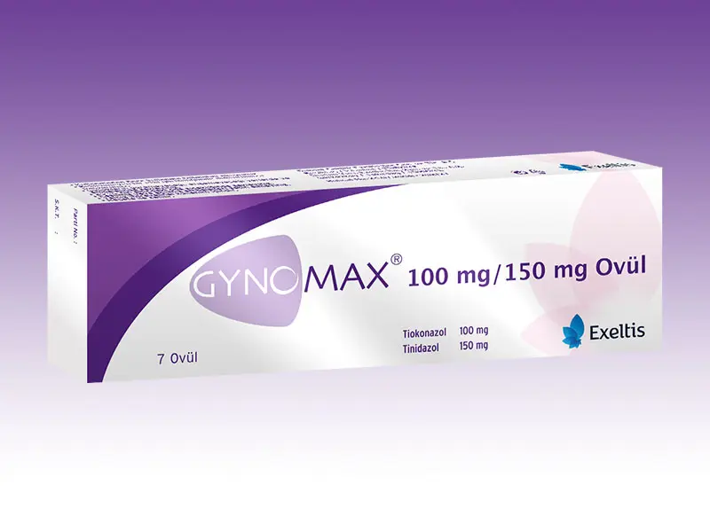 GYNOMAX 100 MG/150 MG 7 VAJINAL OVUL kutu görseli