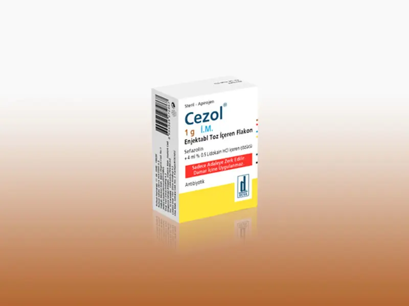 CEZOL IM 1 GR 1 FLAKON kutu görseli