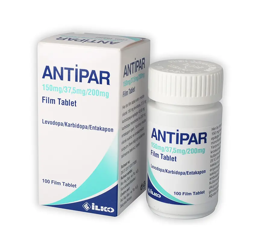 ANTIPAR 150/37,5/200 MG 100 FILM TABLET kutu görseli