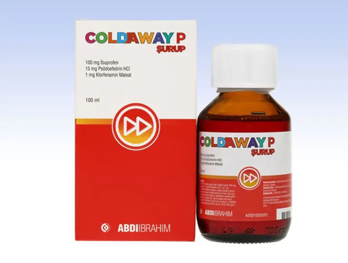 COLDAWAY PLUS 100 MG/15 MG/1 MG/5 ML SURUP 100 ML kutu görseli