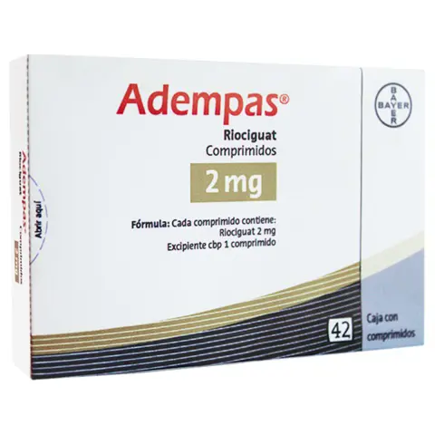 ADEMPAS 2 MG 42 FILM KAPLI TABLET kutu görseli