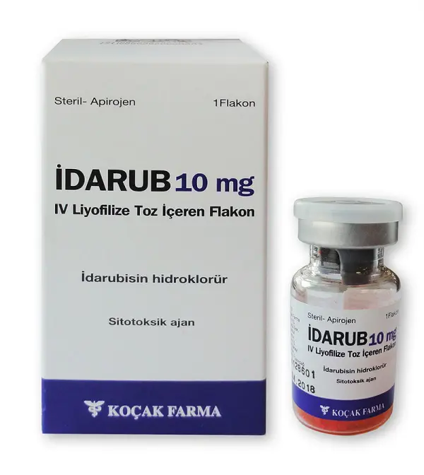IDARUB 10 MG IV LIYOFILIZE TOZ ICEREN FLAKON kutu görseli