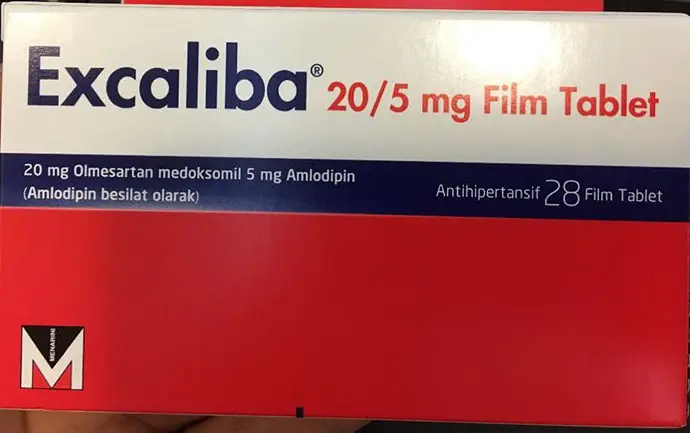 EXCALIBA 20/5 mg Tablet kutu görseli
