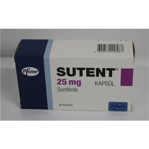 SUTENT 25 MG 28 KAPSUL kutu görseli