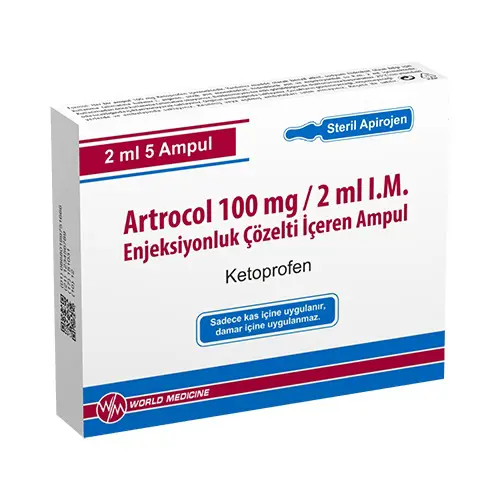 ARTROCOL 100 mg/2 ml 5 Ampul kutu görseli