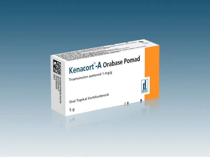 KENACORT-A ORABASE % 0,1 5 GR POMAD kutu görseli