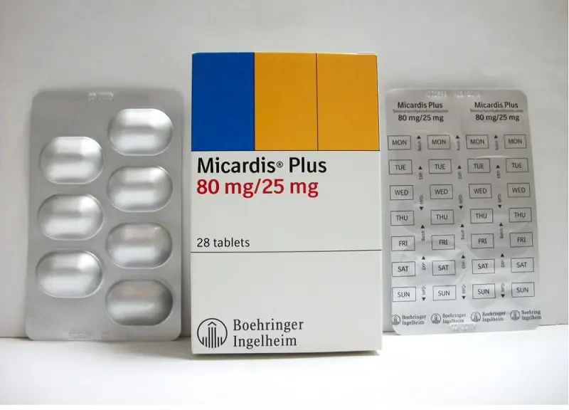 MICARDIS PLUS 80/25 mg Tablet kutu görseli