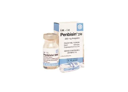 PENBISIN 250 MG ENJEKSIYONLUK COZELTI TOZU (1 FLAKON) kutu görseli