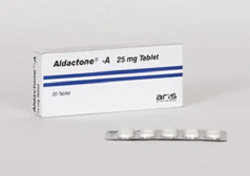 ALDACTONE 25 MG 20 TABLET kutu görseli