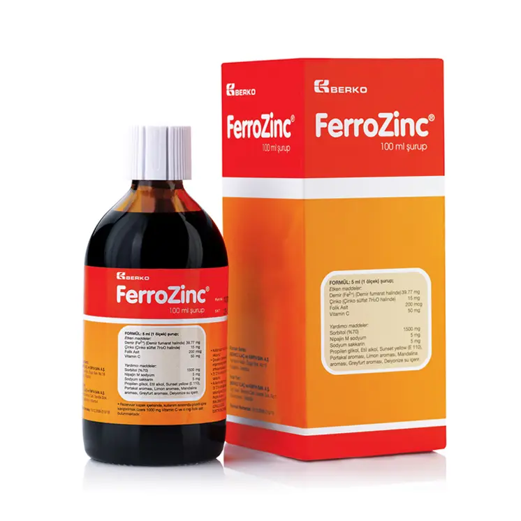 FERROZINC 100 ML SURUP kutu görseli