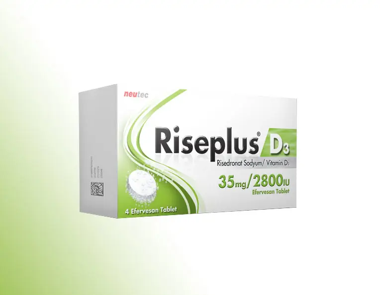 RISEPLUS D3 35 MG/2800 IU 4 EFERVESAN TABLET kutu görseli
