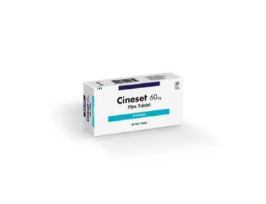 CINESET 60 MG 28 FILM TABLET kutu görseli