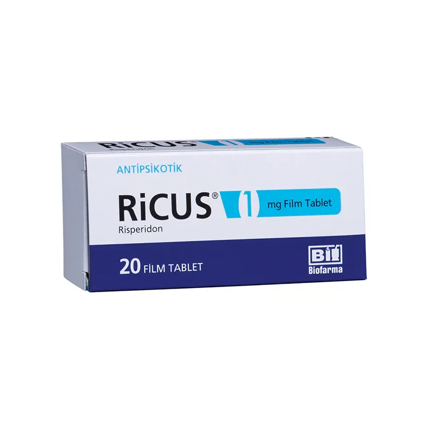 RICUS 1 MG 20 FILM KAPLI TABLET kutu görseli