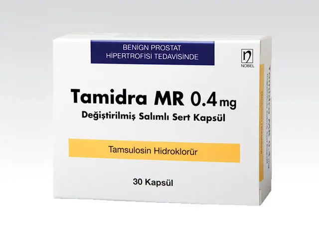 TAMIDRA MR 0,4 MG DEGISTIRILMIS SALIMLI 30 SERT KAPSUL kutu görseli
