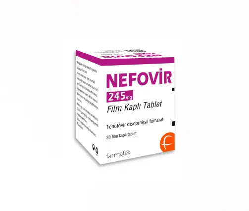 NEFOVIR 245 MG 30 FILM KAPLI TABLET kutu görseli