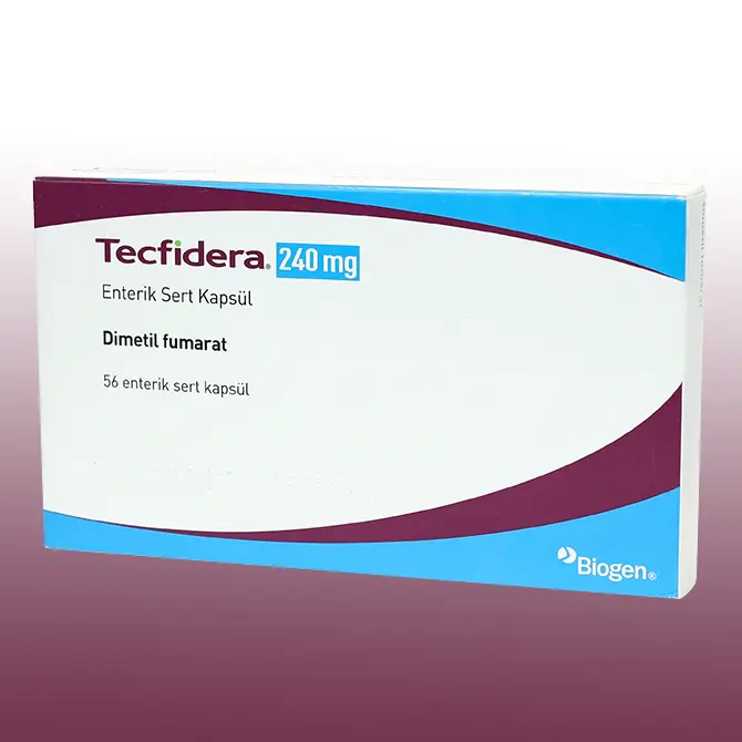 TECFIDERA 240 MG ENTERIK SERT KAPSUL (56 KAPSUL) kutu görseli