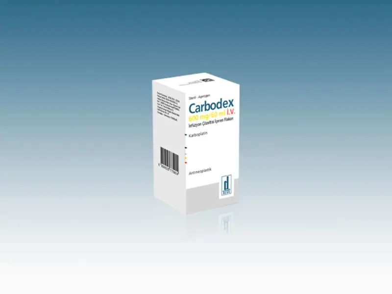 CARBODEX 600 MG/60 ML IV INF. COZ. ICEREN FLAKON kutu görseli