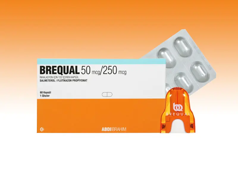 BREQUAL 50/250 MCG INHALASYON ICIN TOZ ICEREN 60 KAPSUL kutu görseli