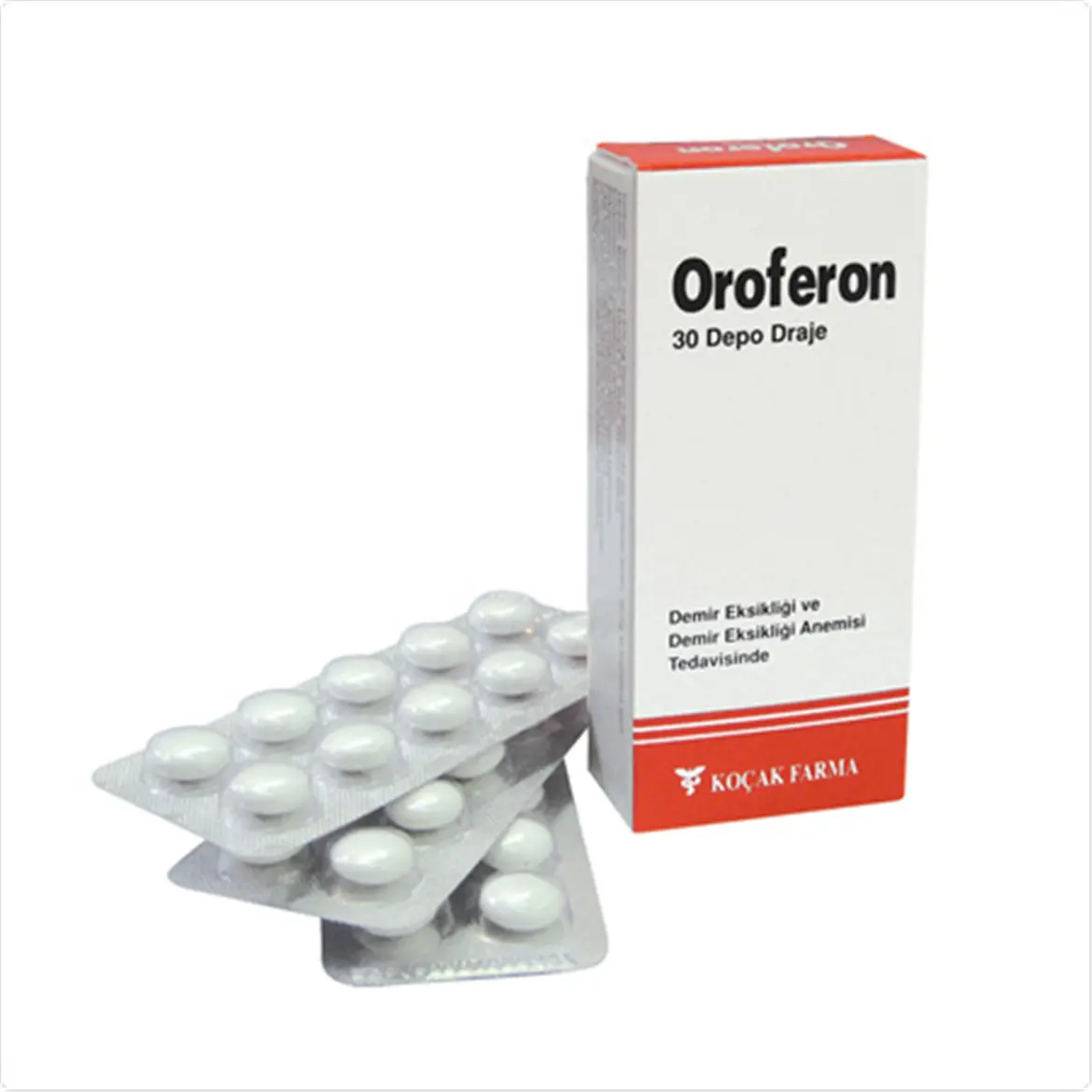 OROFERON DEPO 80 MG KAPLI TABLET (30 KAPLI TABLET) kutu görseli