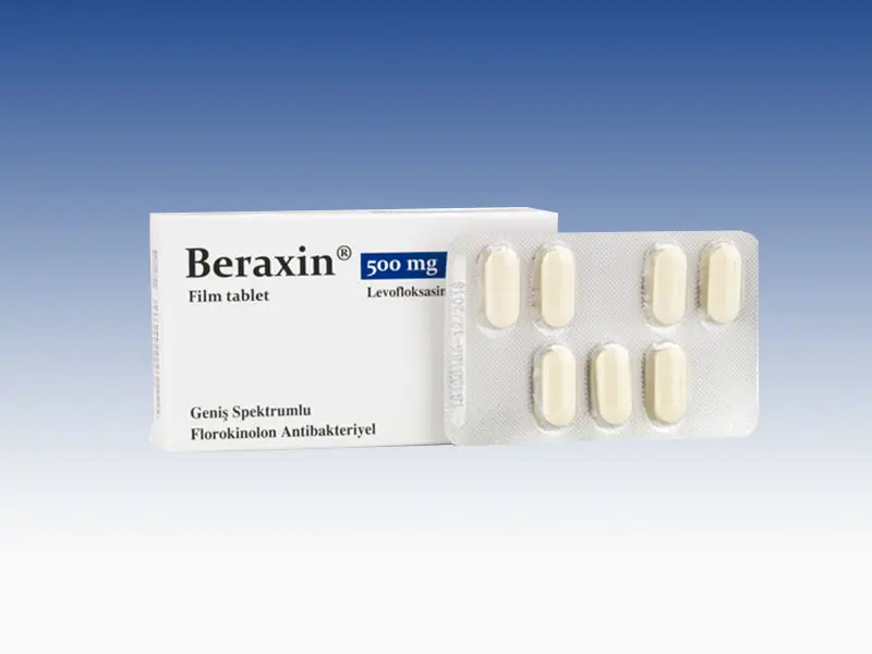 BERAXIN 500 MG 7 FILM TABLET kutu görseli