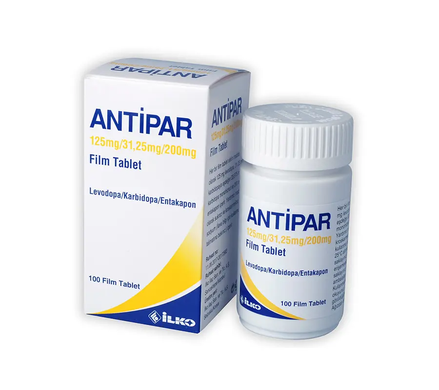 ANTIPAR 125/31,25/200 MG 100 FILM KAPLI TABLET kutu görseli