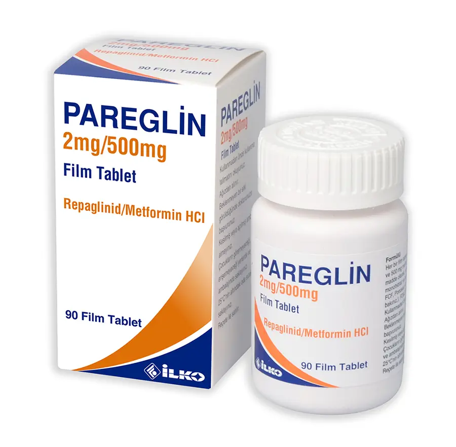 PAREGLIN 2/500 MG 90 FILM TABLET kutu görseli