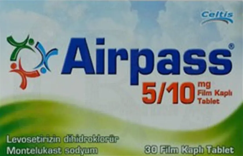 AIRPASS 5/10 MG 30 FILM KAPLI TABLET kutu görseli