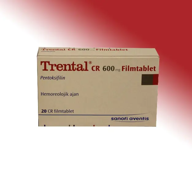 TRENTAL CR 600 MG 20 FILM TABLET kutu görseli