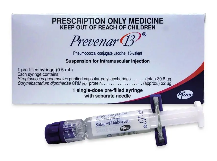 PREVENAR 13/0,5 ML IM ENJEKSIYON ICIN SUS. ICEREN KUL.HAZIR ENJEKTOR kutu görseli