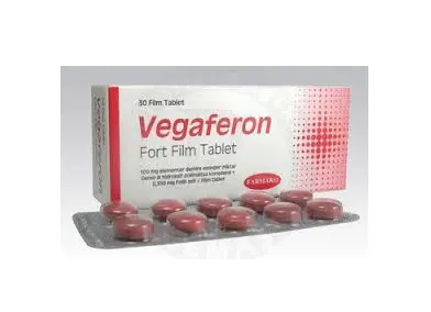VEGAFERON FORT 100 MG/0,35 MG  FILM KAPLI TABLET (30 FILM KAPLI TABLET) kutu görseli