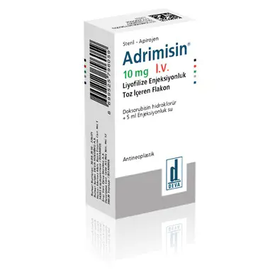 ADRIMISIN 10 MG LIY. ENJ. TOZ ICEREN FLAKON kutu görseli