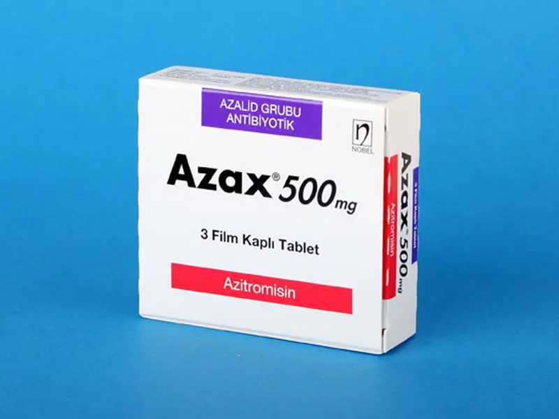 AZAX 500 MG 3 FILM TABLET kutu görseli