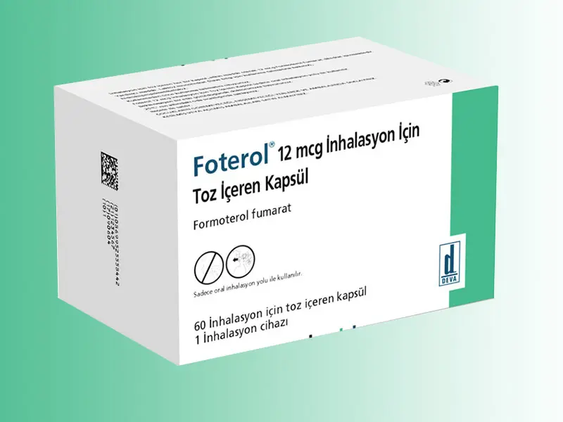 FOTEROL 12 MCG INHALASYON ICIN TOZ ICEREN 60 KAPSUL kutu görseli