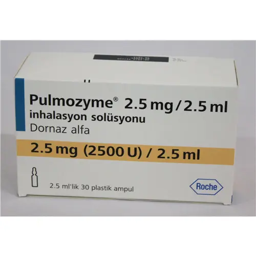 PULMOZYME 2,5 MG 30 AMPUL kutu görseli