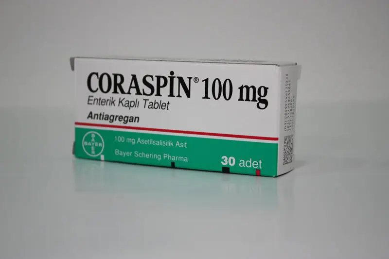 CORASPIN 100 MG 30 ENTERIK KAPLI TABLET kutu görseli