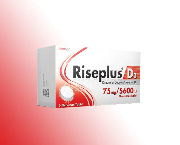 RISEPLUS D3 75 MG/5600 IU 6 EFERVESAN TABLET kutu görseli