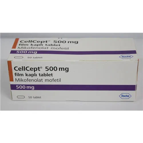 CELLCEPT 500 MG 50 TABLET kutu görseli