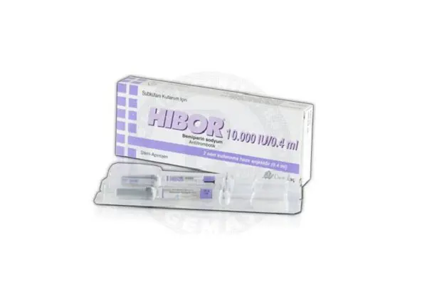 HIBOR 10000 IU/0,4 ML KULLANIMA HAZIR 2 ENJEKTOR kutu görseli