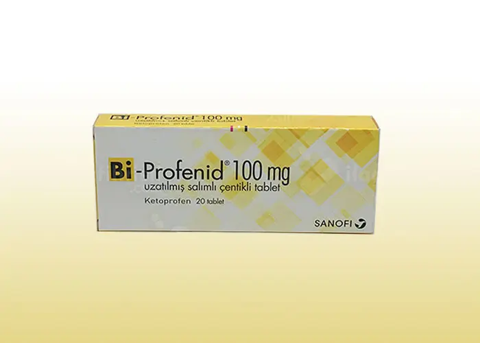 BI-PROFENID 100 MG UZATILMIŞ SALIMLI CENTIKLI 20 TABLET kutu görseli