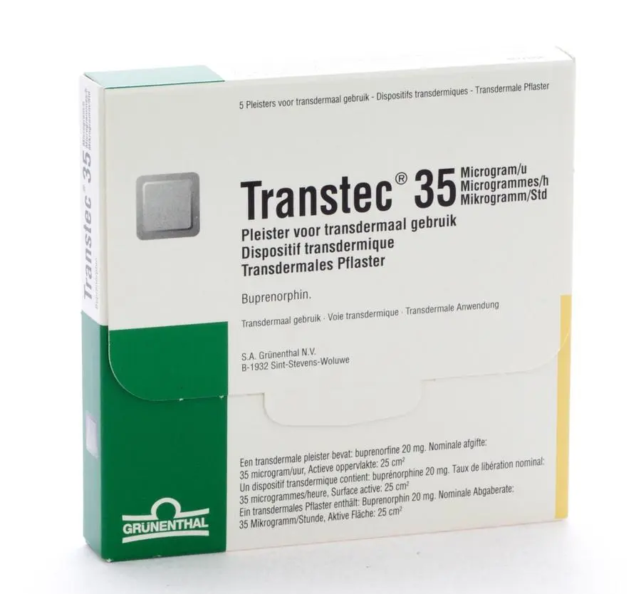 TRANSTEC 35 mcg/saat Transdermal Flaster kutu görseli