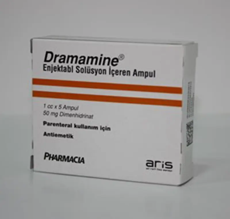 DRAMAMINE 50 MG 5 AMPUL kutu görseli