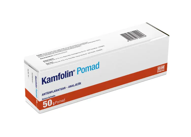 KAMFOLIN 50 GR POMAD kutu görseli
