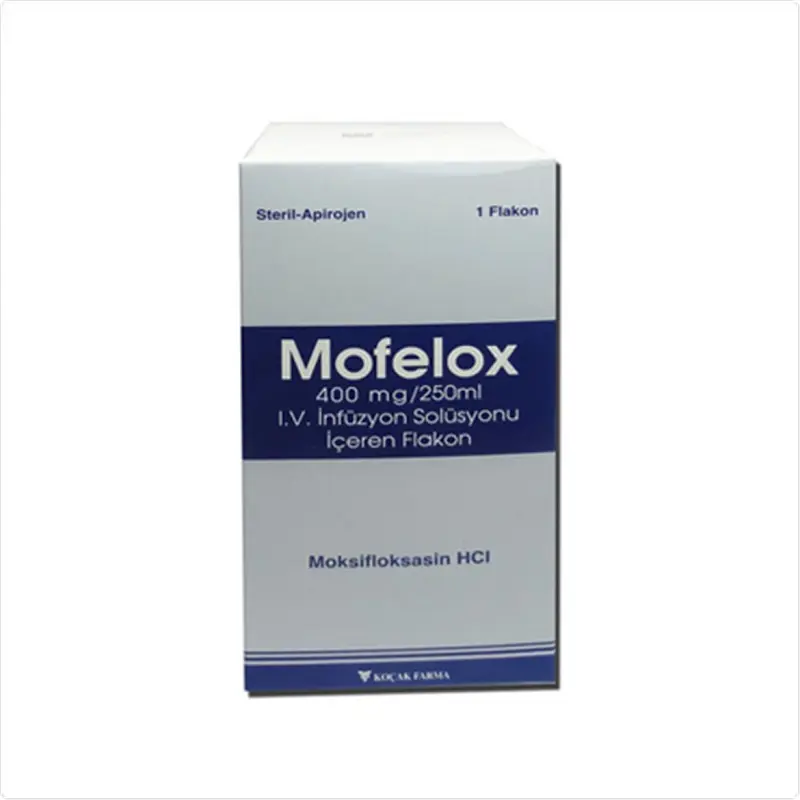 MOFELOX 400 MG/250 ML I.V.INFUZYONLUK COZELTI ( 1 ADET) kutu görseli